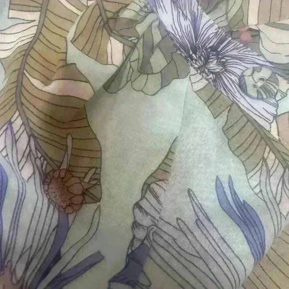 Cupshe Miramar Floral Halter Neck Midi Dress NWT Size M 💜 - Picture 4 of 8